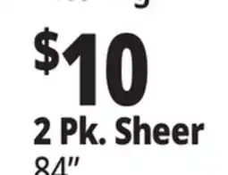 Ocean State Job Lot 2 Pk. Sheer offer