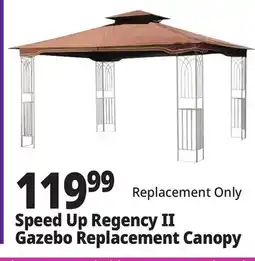 Ocean State Job Lot Regency II Gazebo Replacement Canopy Maroon offer