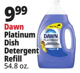 Ocean State Job Lot Dawn Platinum Dish Soap Liquid Refill 54.8oz offer