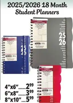 Ocean State Job Lot 2023-2024 Premiere 18 Month Student Planner 10 offer