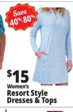 Ocean State Job Lot Women's Resort Style Dresses & Tops offer