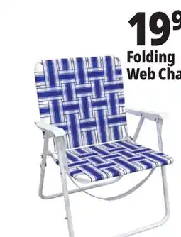 Ocean State Job Lot Webbed Folding Chair offer