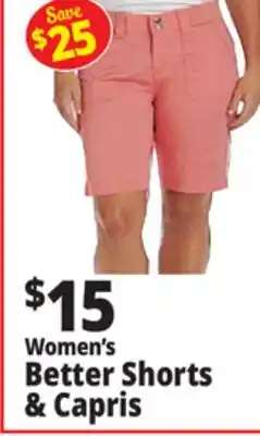 Ocean State Job Lot Women's Better Shorts & Capris offer