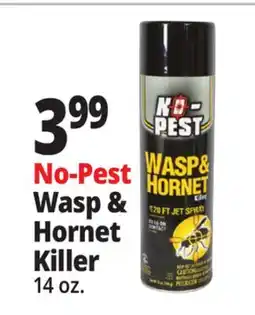 Ocean State Job Lot No-Pest Wasp & Hornet Killer 14 oz offer