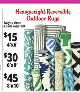 Ocean State Job Lot Heavyweight Reversible Outdoor Rugs offer
