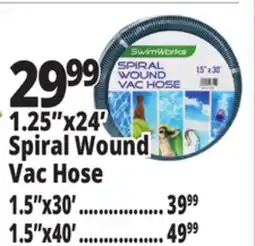 Ocean State Job Lot SwimWorks Spiral Wound Vacuum Hose offer