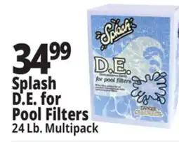 Ocean State Job Lot Splash D.E./Diatomaceous Earth Powder for Swimming Pools 24 lb Multi-Pack offer