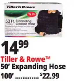 Ocean State Job Lot Tiller & Rowe 50' Expanding Hose offer