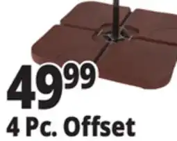 Ocean State Job Lot Offset Umbrella Base 4-Piece offer