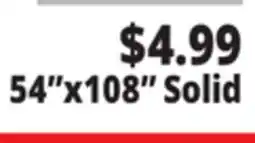 Ocean State Job Lot 54x108 Solid Indoor/Out Door Tablecloth offer