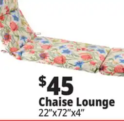 Ocean State Job Lot Chaise Cushions offer