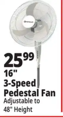 Ocean State Job Lot Penguin Pedestal Fan 16 offer