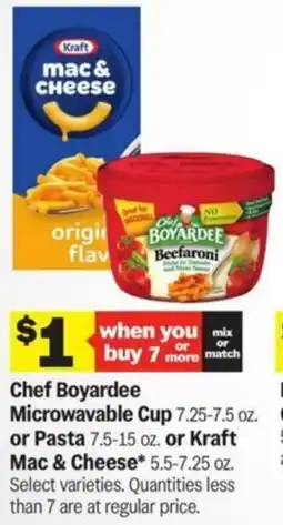 Meijer Chef Boyardee Microwavable Cup offer