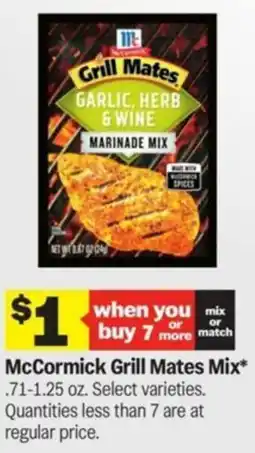 Meijer McCormick Grill Mates Mix offer