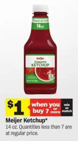 Meijer Meijer Ketchup offer