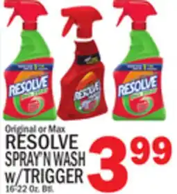 C Town RESOLVE SPRAY'N WASH w/TRIGGER offer