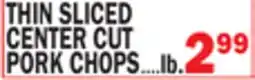 C Town THIN SLICED CENTER CUT PORK CHOPS offer