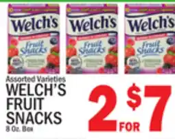 C Town WELCH'S FRUIT SNACKS offer
