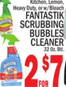 C Town FANTASTIK SCRUBBING BUBBLES CLEANER offer