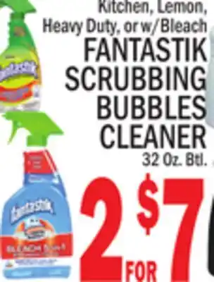 C Town FANTASTIK SCRUBBING BUBBLES CLEANER offer
