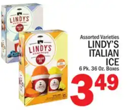 C Town LINDY'S ITALIAN ICE offer