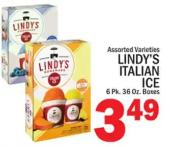 C Town LINDY'S ITALIAN ICE offer