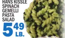 C Town HANS KISSLE SPINACH GEMELLI PASTA SALAD offer