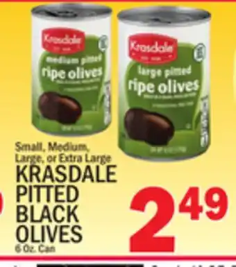 C Town KRASDALE PITTED BLACK OLIVES offer