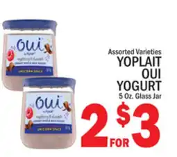 C Town YOPLAIT OUI YOGURT offer