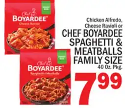 C Town CHEF BOYARDEE SPAGHETTI & MEATBALLS FAMILY SIZE offer