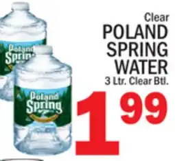 C Town POLAND SPRING WATER offer