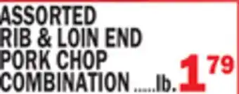 C Town ASSORTED RIB & LOIN END PORK CHOP COMBINATION offer