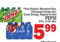 C Town PEPSI 12 Oz. Btls offer