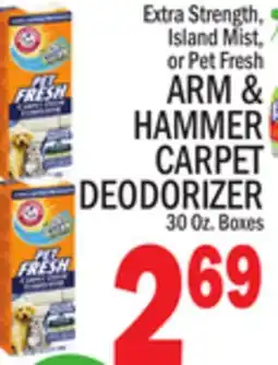 C Town ARM & HAMMER CARPET DEODORIZER offer