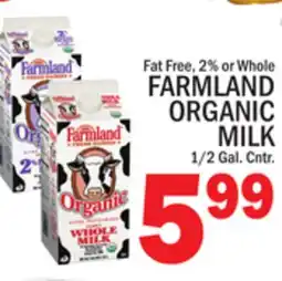 C Town FARMLAND ORGANIC MILK offer