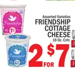 C Town FRIENDSHIP COTTAGE CHEESE offer