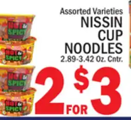 C Town NISSIN CUP NOODLES offer