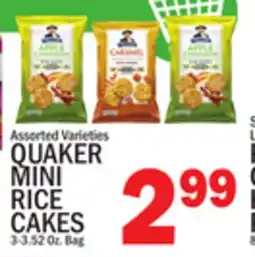 C Town QUAKER MINI RICE CAKES offer