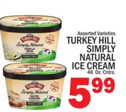 C Town TURKEY HILL SIMPLY NATURAL ICE CREAM offer