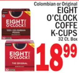 C Town EIGHT O'CLOCK COFFE K-CUPS offer