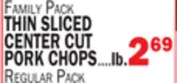 C Town THIN SLICED CENTER CUT PORK CHOPS offer