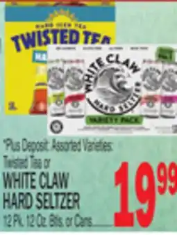 C Town WHITE CLAW HARD SELTZER offer
