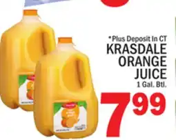 C Town KRASDALE ORANGE JUICE offer