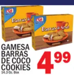 C Town GAMESA BARRAS DE COCO COOKIES offer