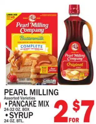 C Town •PANCAKE MIX 24-32 OZ. BOX •SYRUP 24 OZ. BTL Assorted Varieties offer