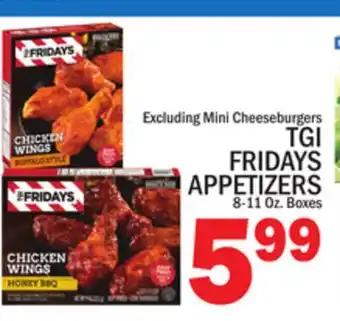 C Town TGI FRIDAYS APPETIZERS offer