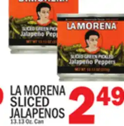 C Town LA MORENA SLICED JALAPENOS offer