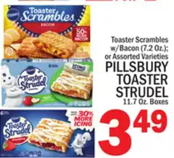 C Town PILLSBURY TOASTER STRUDEL 11.7 Oz. Boxes offer