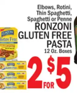 C Town RONZONI GLUTEN FREE PASTA offer