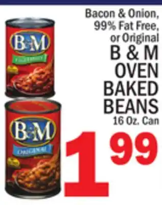 C Town B & M OVEN BAKED BEANS offer